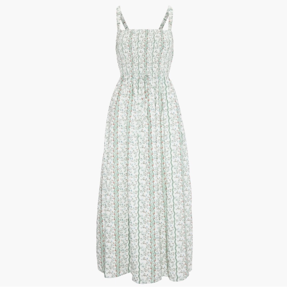 Hill House Home Anita Nap Dress Green Provence Floral - Picture 7 of 7